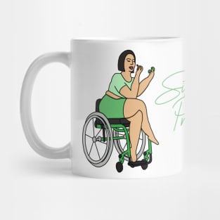 Sitting Pretty in Green 2 Mug